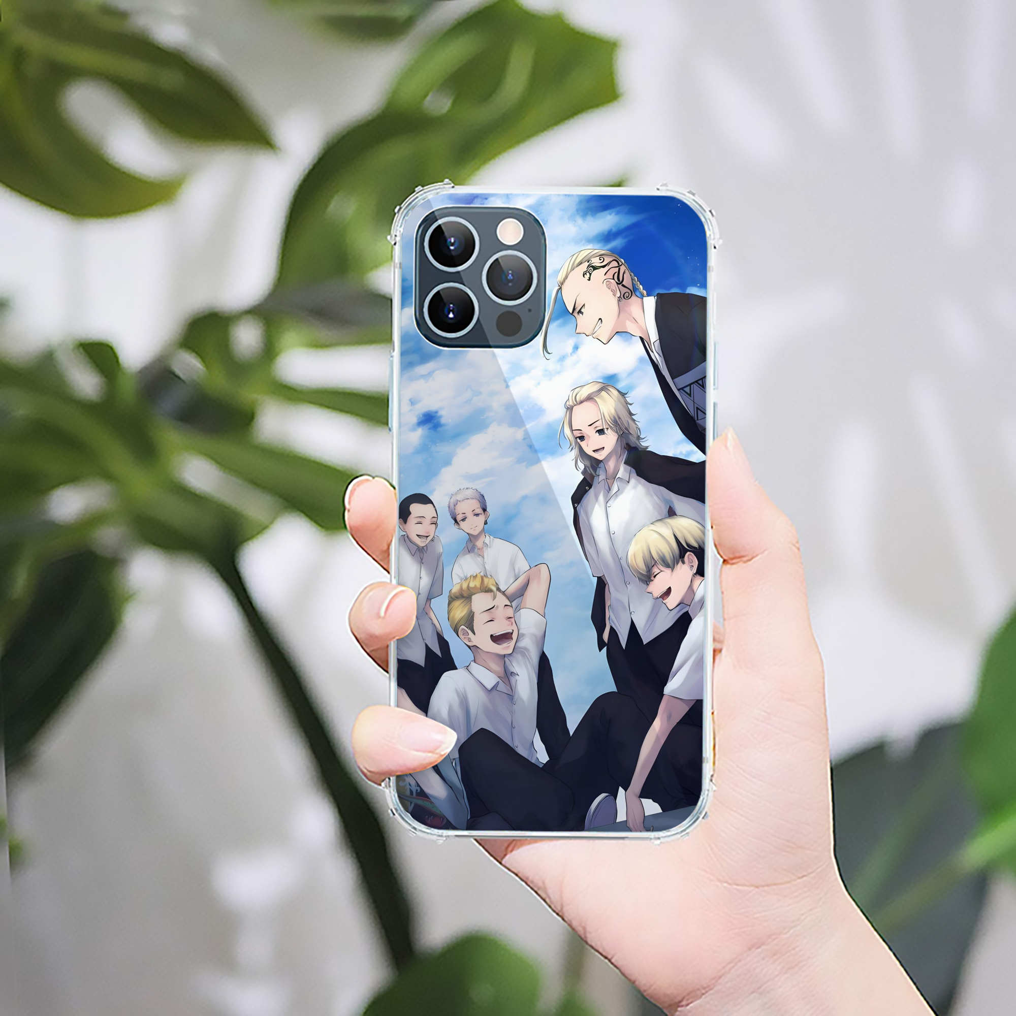 （画像用） 東京リベンジャーズ Tokyo Revengers 【iPhone 12シリーズ対応】透明スマホケース（クリアソフトケース）